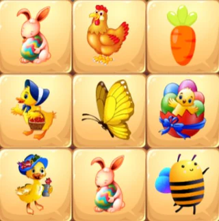 Тройной пасхальный маджонг