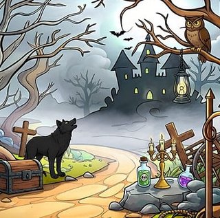 Жуткий замок