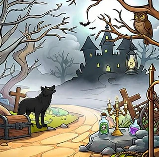 Жуткий замок