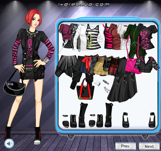 Одевалка стиль эмо 2012