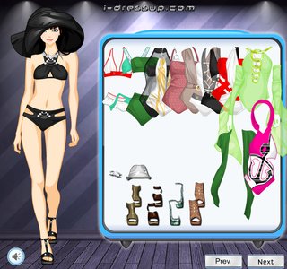 Одевалка купальники