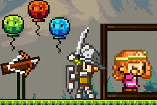 Пиксельный лучник: спаси принцессу