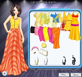 Одевалка оранжевый снова в моде