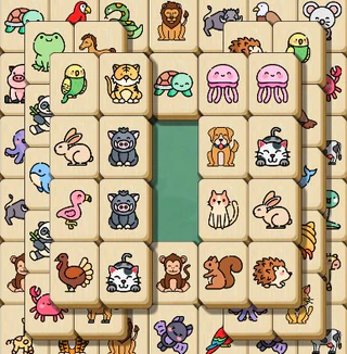 Маджонг с животными: Пасьянс