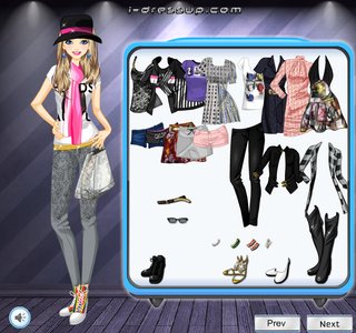 Одевалка городская и уличная одежда