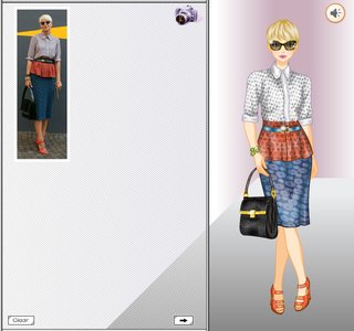 Одевалка уличная мода - Милан