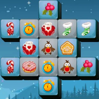 Рождественский маджонг солитер