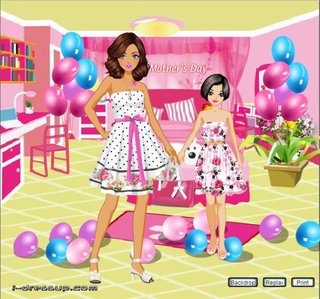 Одевалка : Мамин день