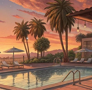 Вечеринка на закате