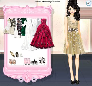 Одевалка : кружевные платья