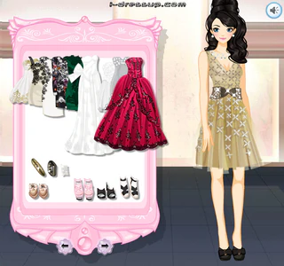 Одевалка : кружевные платья