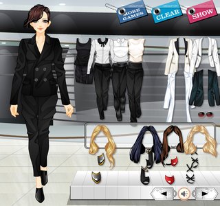 Одевалка элегантный стиль