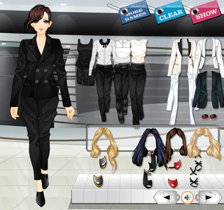 Одевалка элегантный стиль