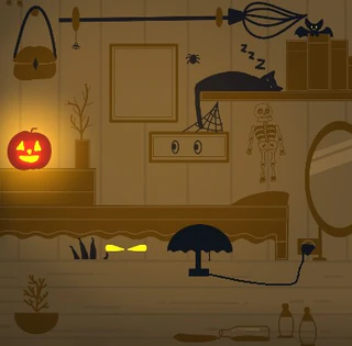 Жуткий особняк ведьмы