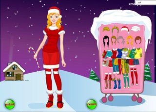 Одевалка : Наряд на Рождество