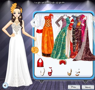 Одевалка Балийские Свадебные Платья