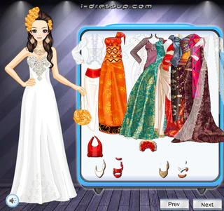 Одевалка Балийские Свадебные Платья