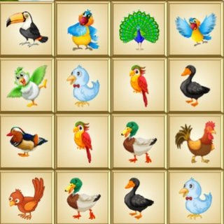 Маджонг с птицами