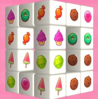 Конфетный маджонг 3Д