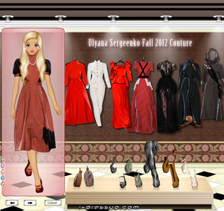 Одевалка Ульяна Сергеенко Осень 2012 Кутюр