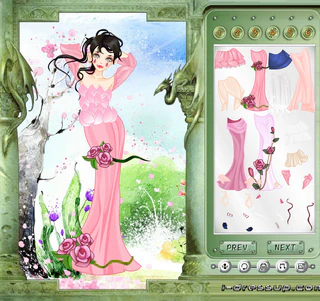 Одевалка : Фея роз