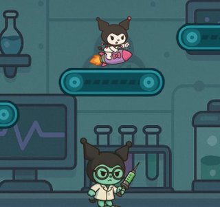 Побег Куро из лаборатории