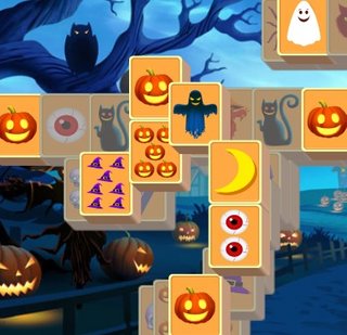 Хэллоуинский маджонг