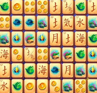 Маджонг: Рыбная связь