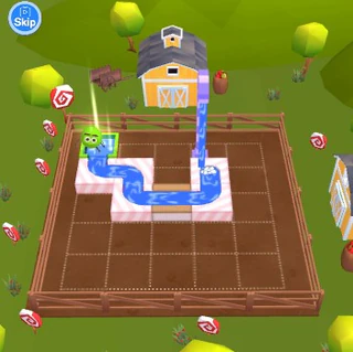 Головоломка с водным потоком