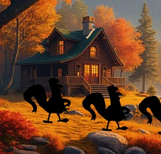 Выпустите лисёнка из ловушки