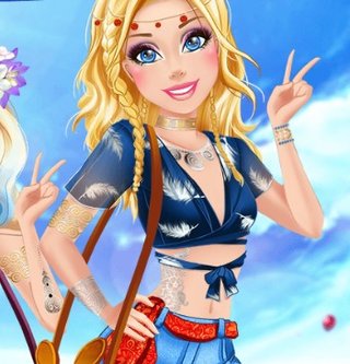 Барби на летнем фестивале