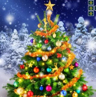 Побег Санты из ночного леса