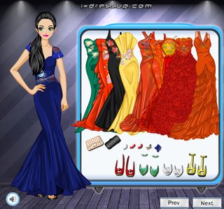 Одевалка восточное свадебное платье