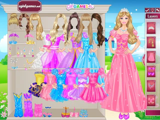 Одевалка милая принцесса Барби 2