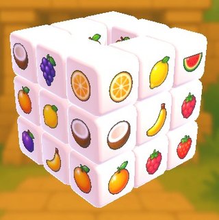 Фруктовый маджонг 3D