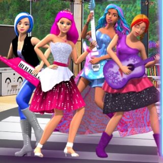 Барби рок-принцесса