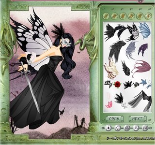 Одевалка фея ворон