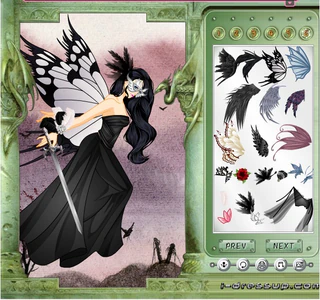 Одевалка фея ворон