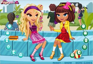 Одевалка : Симпатичные школьницы