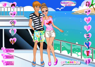 Одевалка пара на яхте