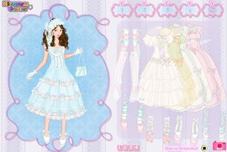 Одевалка свадьба в стиле лолита