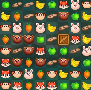 Маджонг: Покормите зверят