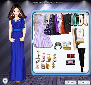 Одевалка королевский стиль