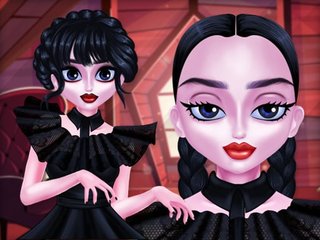 Макияж для Уэнсдей