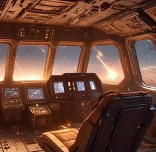 Побег из космической битвы