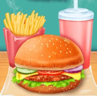 Весёлая детвора готовит бургеры