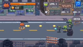 Боевой кот против зомби