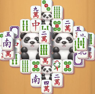Маджонг с пандой