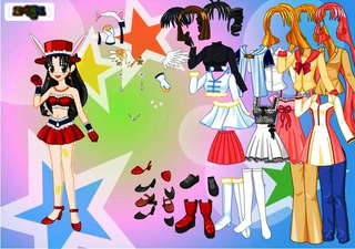 Одевалка : Выбери аниме-костюм!