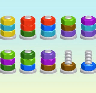 Головоломка с гайками